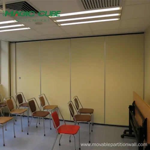 Interior ceiling design movable acoustic dividers